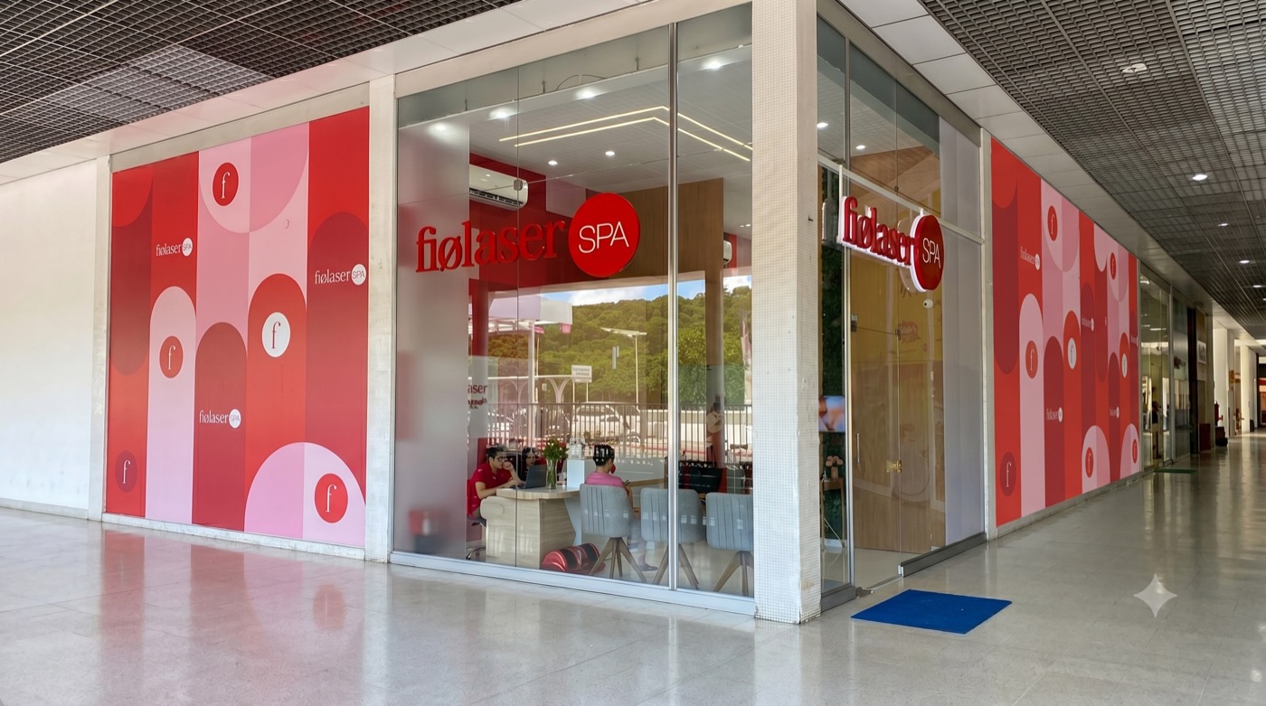 Fachada da Fiolaser SPA no Praia Shopping, Natal/RN